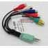 Samsung LED TV S BN39-01154W BN3901154W Audio Video AV Component Adapter Cable