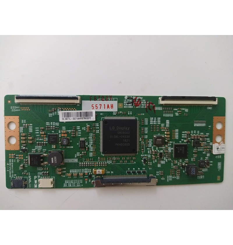 Carte T-CON TCON Pour TV LG 55LA965W 55LA9650 – 6870C-0467A 6871L-3387E