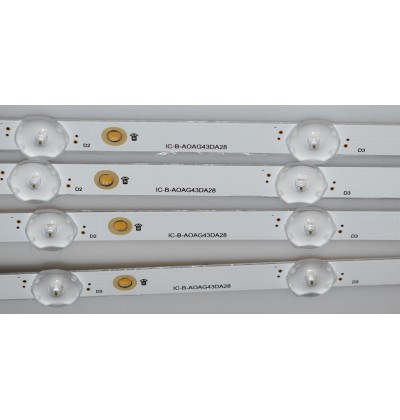 PHILIPS, 43PUS6504/12 LED BAR, IC-B-AOAG43DA28, TPT430U3-EGYSKA.G, REV:S3A , TPT430U3-EQYSMA.G, REV:S3AA, LED BAR , PHILIPS LED BAR 