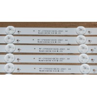TOSHIBA 65UA3D63DT , VESTEL 65U9700 , RF-CF650001AE30-0801 , RF-CF650001BE30-0501 , RF-CF650001CE30-0801 ,  RF-CF650001DE30-0501 LED BAR 