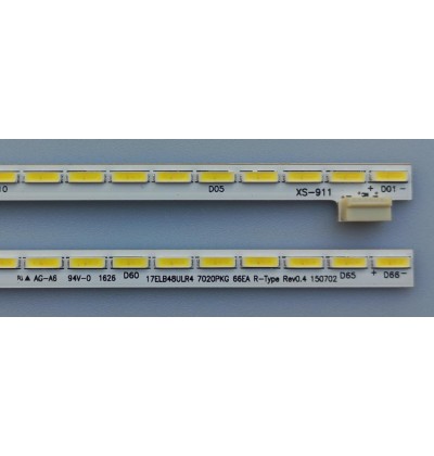 17ELB48ULR4 7020PKG 66EA R-TYPE, 17ELB48ULR4 7020PKG 66EA L-TYPE, VES480QNES-3D-U02 , LED TV LEDLERİ 