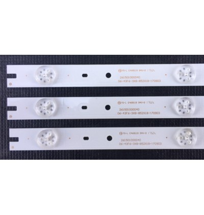 PROFILO 43PA300E, 43PA305E LED BAR , 06-43F6-3X8-852X18-170903 LED BAR 