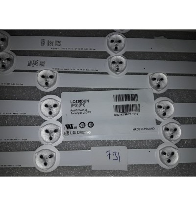 LG , LC420DUN PG P1 , PHILIPS , 42PFK6309 , /12 ,  PHILIPS 42PFK5209/12 , LC420DUN-PGP1, LC420DUN-PGA1,  LED BAR, PANEL ARAKA AYDINLATMA , 42 V14 DRT REV0.0 , 6916L-1455B , 6916L-1456B ,  8 ADET ŞERİT FİYATIDIR..(9077)