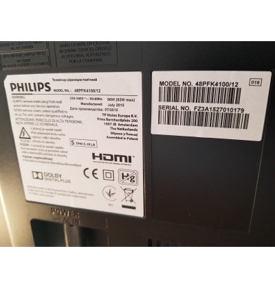 PHILIPS 48PFK4100/12- TPT480H2-HWU23.K - LED BAR - BLACKLİGHT-ARKA AYDINLATMA