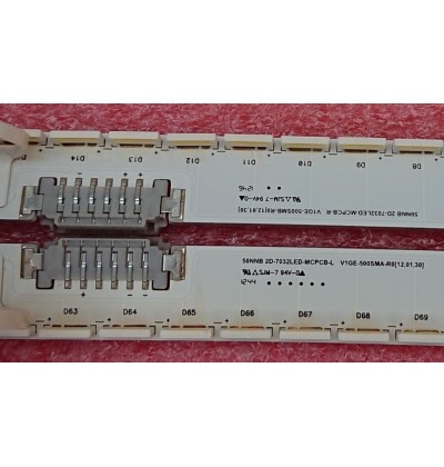 SAMSUNG , UA50ES5500R , LED BAR , ARKA AYDINLATMA ,50NNB 2D-7032LED-MCPCB-L-R  , V1GE-500SMA-R0, (9256)