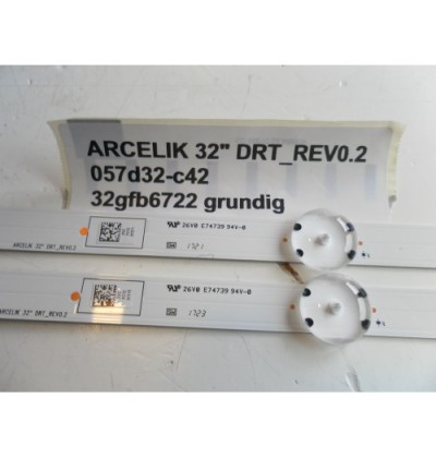ARCELIK 32 DRT_REV0.2,ZVC65600-AA,32LE6730 BP HV320FHB-N00 LED , 2 ŞERİT FİYATIDIR